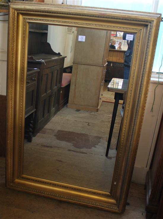 Large gilt framed wall mirror